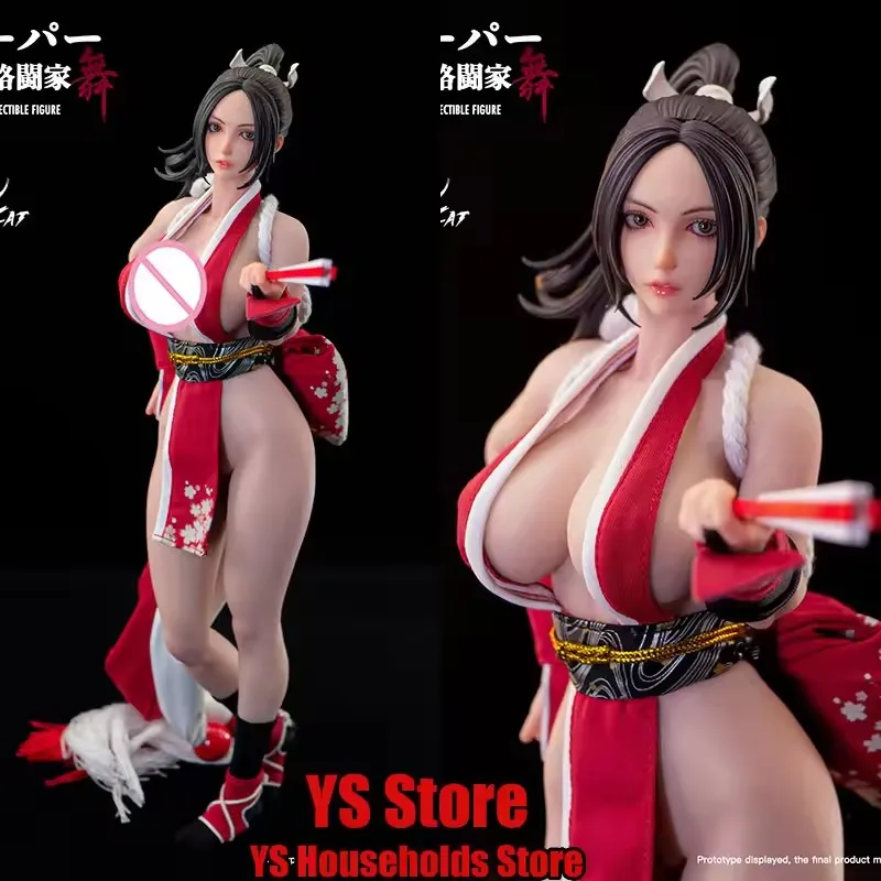 

Ninja Cat N001 1/6 Коллекционная женская фигурка-истребитель Mai Shiranui, силиконовая бесшовная игровая кукла-солдат для девочек, подарочные игрушки