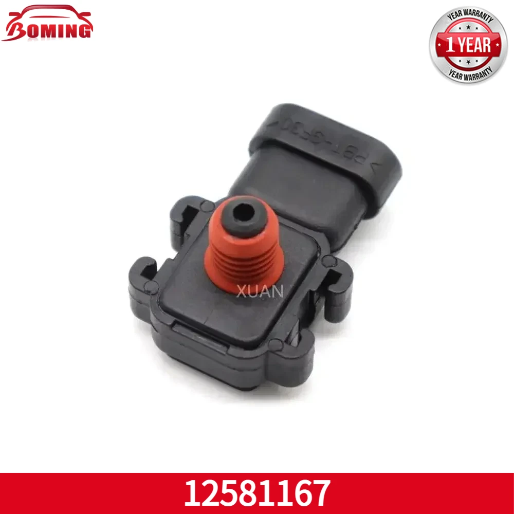 Sensor MAP de Presión de Aire del Colector de Admisión 12581167 Nuevo, Compatible con Chevrolet Monte Venture, Oldsmobile Alero, Achieva, Silhouette, Pontiac
