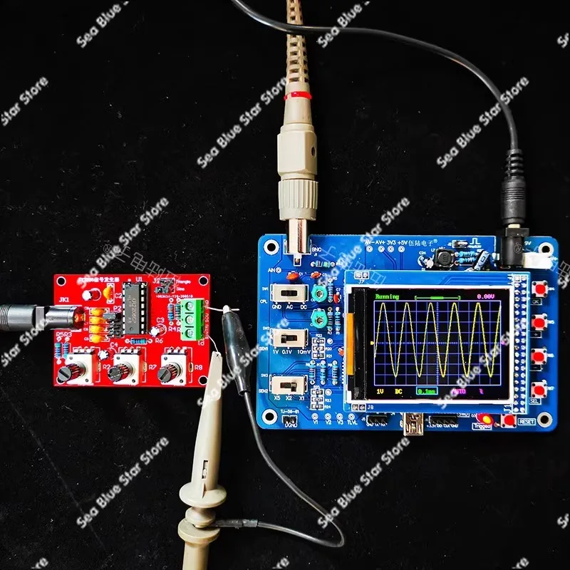 DIY compatible STM32F103C8T6 microcontroller welding assembly Digital oscilloscope kit electronic