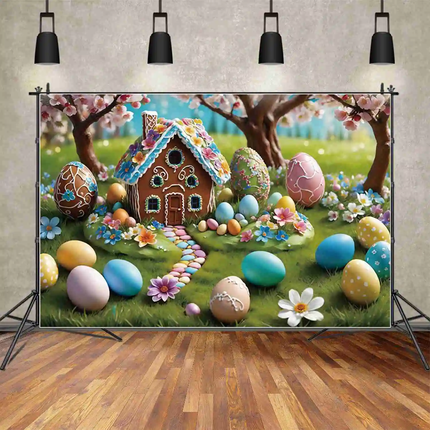 Золотой блестящий свет боке детская вечеринка портретная фотография фон на заказ фотосессия фотостудия фотографический фон реквизит