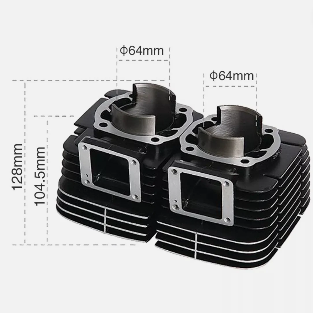 Hot sale Cylinder for RD350 Cylinder Replacement Kit - Pistons Rings Wrist Pins 1973 - 1975