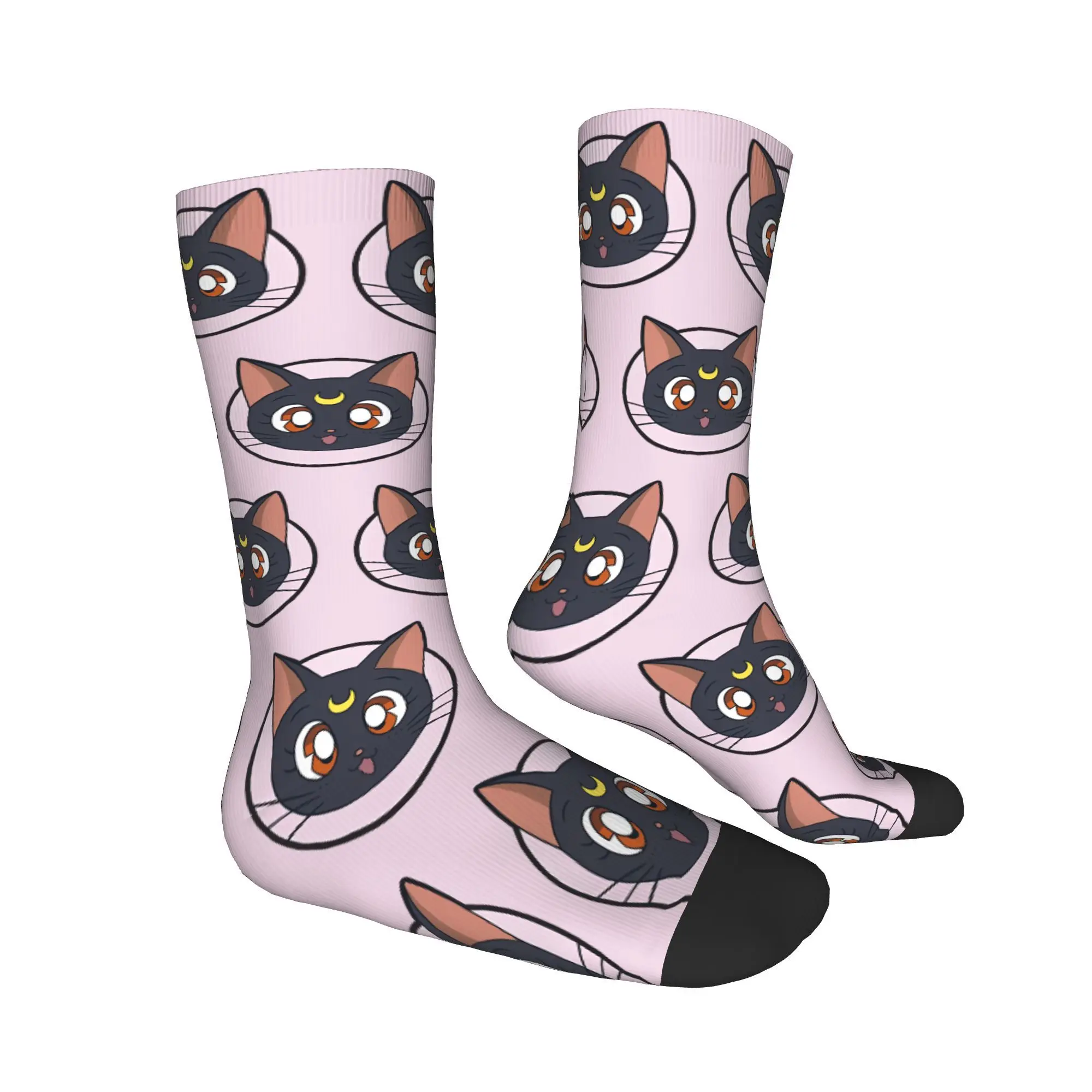 العصرية للجنسين طاقم الجوارب البحارة القمر لونا الفتيات أنيمي البضائع مريحة امتصاص العرق فستان الجوارب