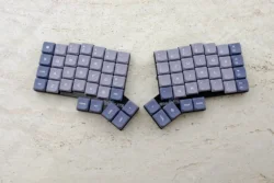 Ergolite Low Profile Split Keyboard Kit Custom Wireless Single Mode 2.4G Split Horn Mechanical Keyboard Kit VIAL Mini Keyboard