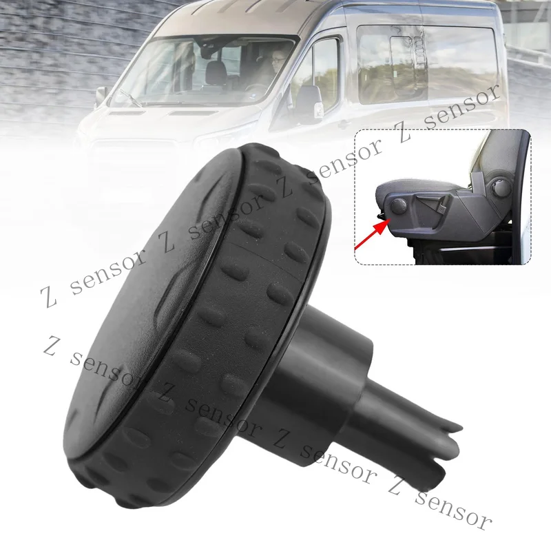 RRR+  Black Seat Adjustment Recliner Knob Adjuster Handle For Ford Transit Custom MK8