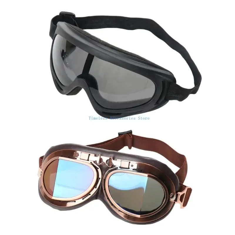 

97QE Fashion Motorcycle Goggles Glasses PC Lens Eyewears For Outdoor Activity