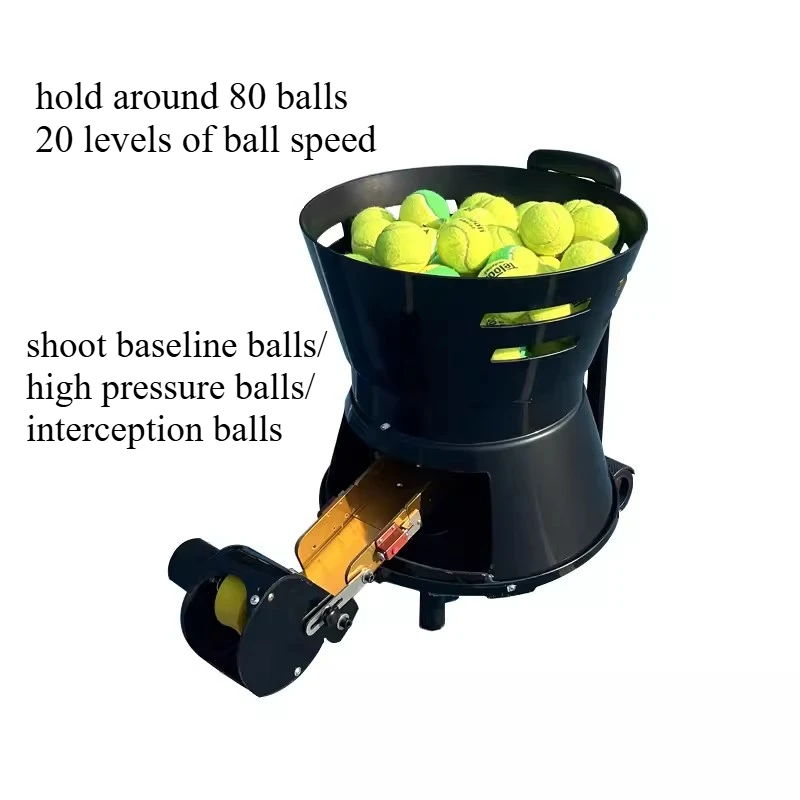 Nuova macchina per servire il tennis Pratica della palla da lancio a mano Versione domestica mini macchina per servire automatica da tennis Dispositivo per sparring da allenamento