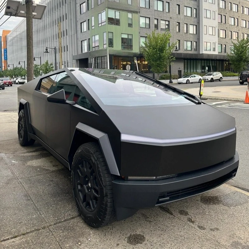 

DIY Color Samurai Black For Tesla Cybertruck 2024-2026 Precut PPF PET Paint Protection Film Color Changing Film Anti-Scratch Kit