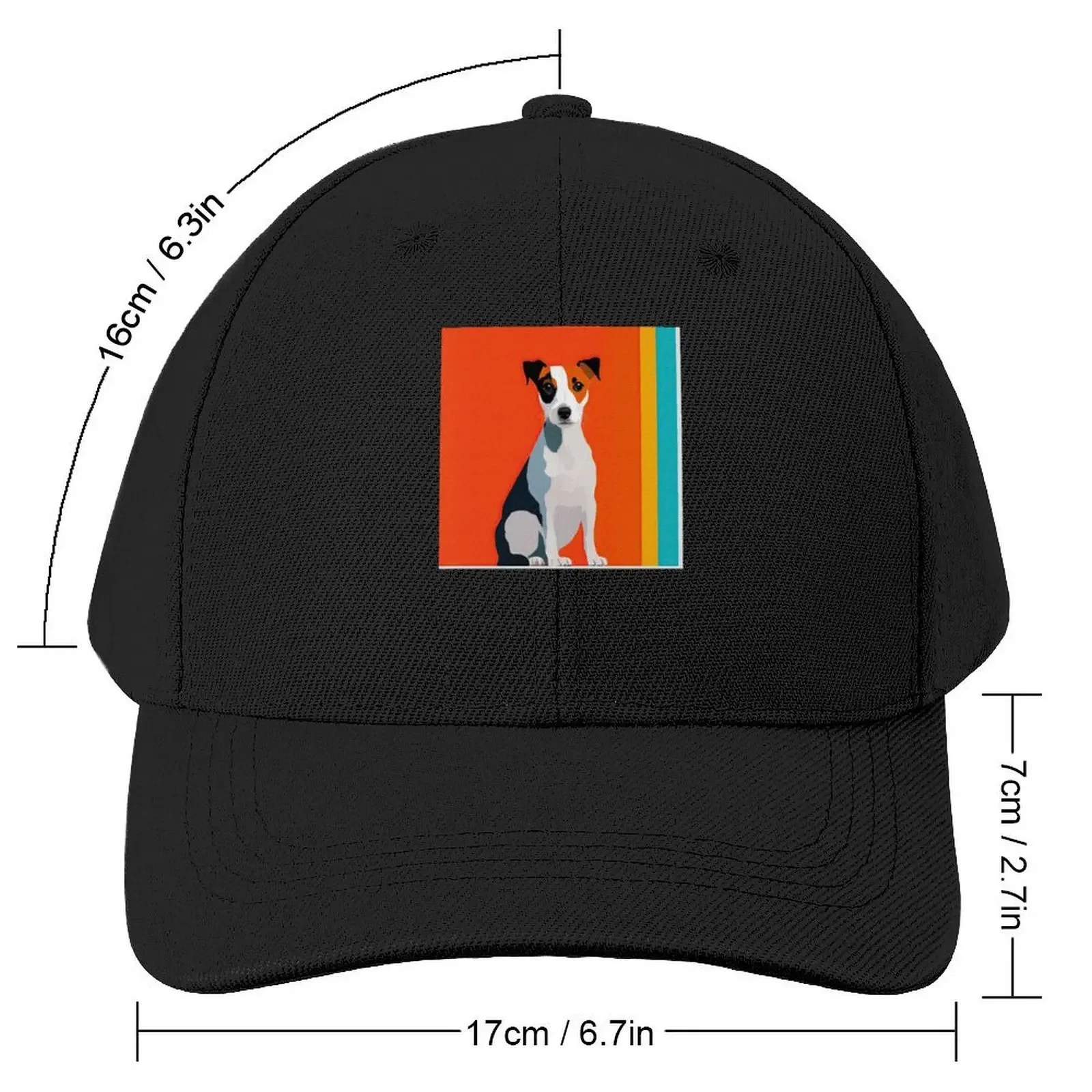 Super Stylish Pop Art Jack Russell Terrier Baseball Cap Luxury Man Hat beach hat Hats For Women Men's