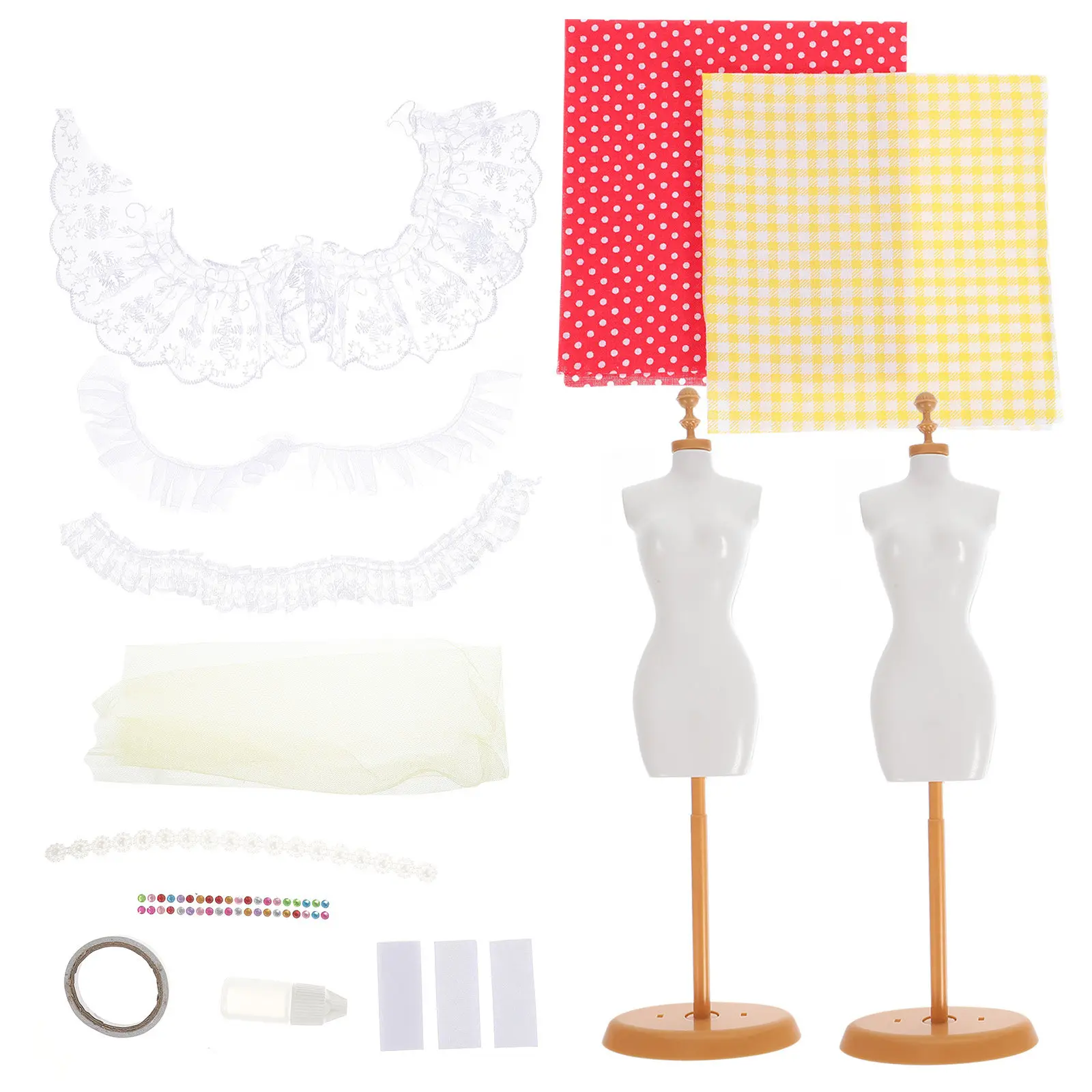 Kids Sewing Craft Kit for Girls 6-12 – Fashion Design Clothing Activity Set with Sewing Supplies