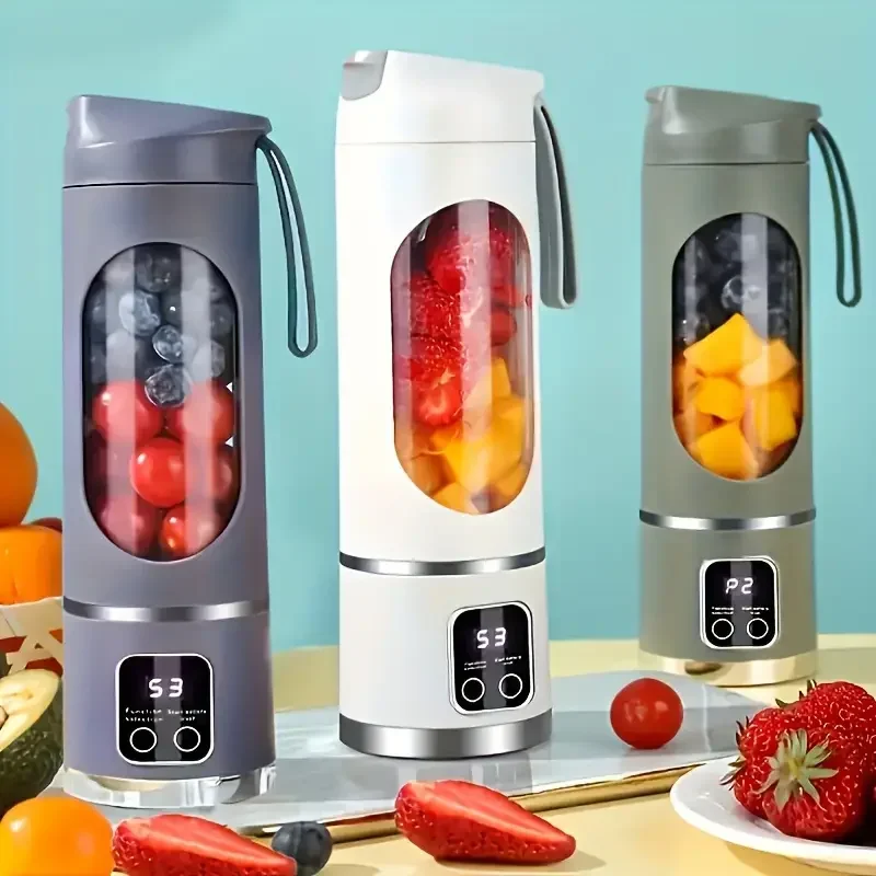 

Compact Portable USB-Rechargeable Blender & Juicer 10.14oz Easy Clean for Smoothies Shakes Fresh Fruit Drinks