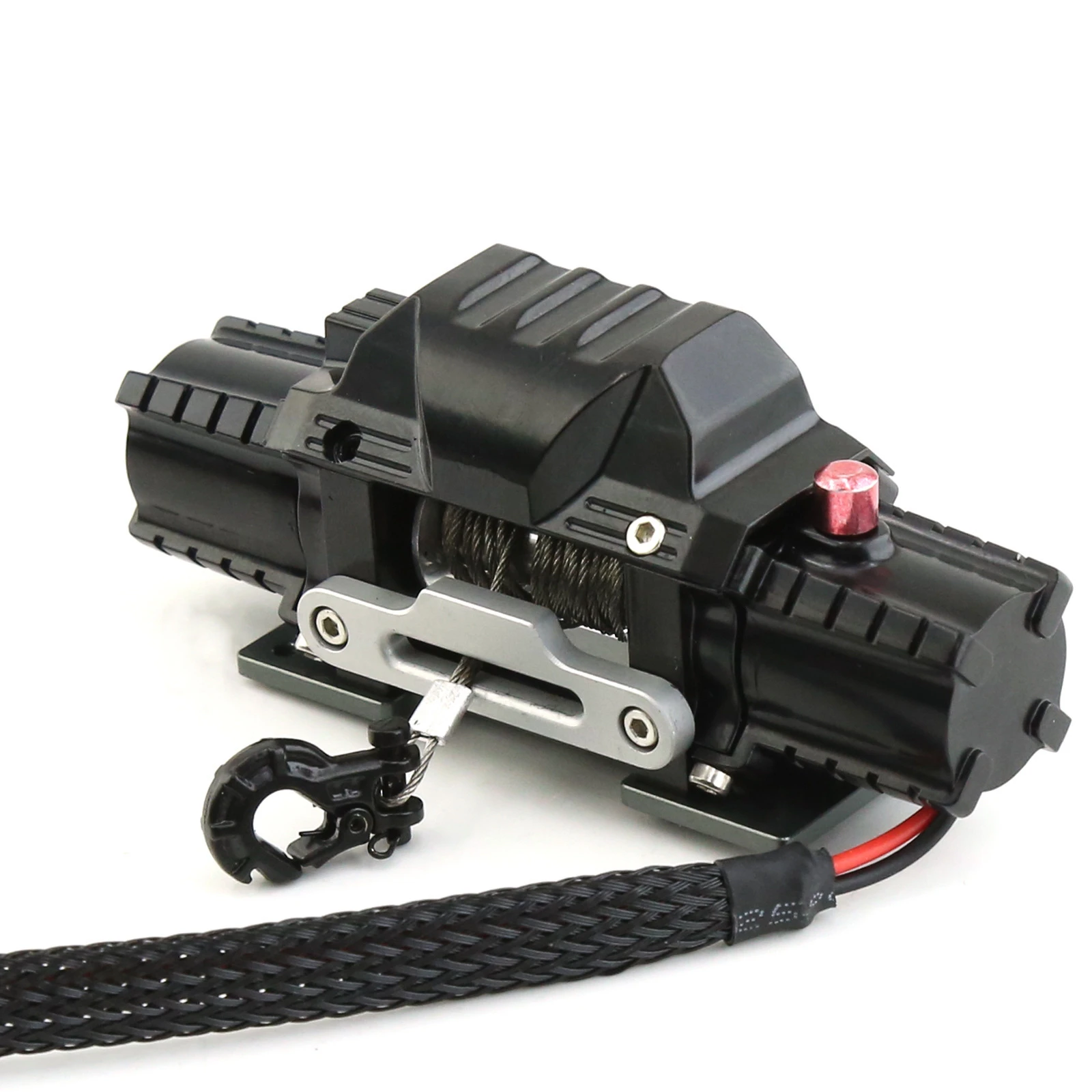 

RCGOFOLLOW Winch RC Car Part Rc Winch For 1/10 Trx4 Scx10 90046 D90 Crawler RC Upgrade Part RC Car Accessories