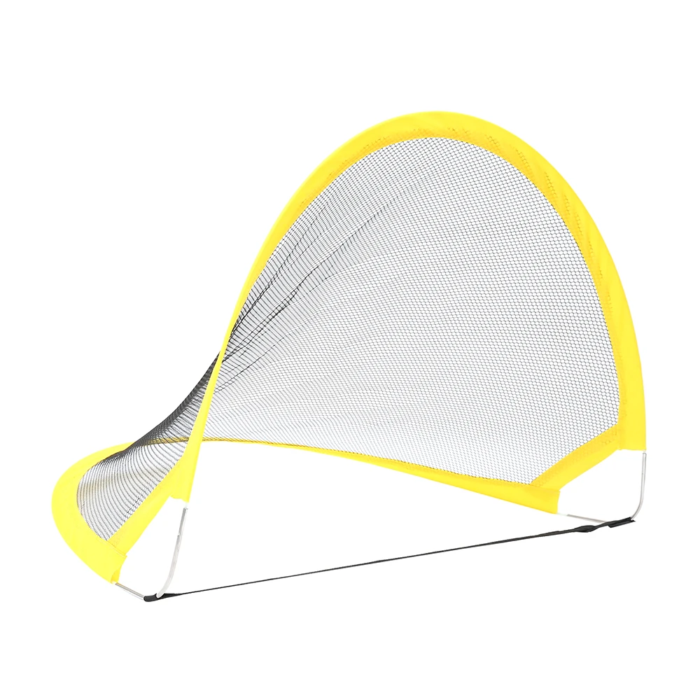 2 ชิ้นเป้าหมายฟุตบอลแบบพกพาน้ําหนักเบาชุดเป้าหมายสําหรับการฝึกอบรมและรถกระบะเกมกีฬาพับ Pop-Up รูปโดมเป้าหมาย