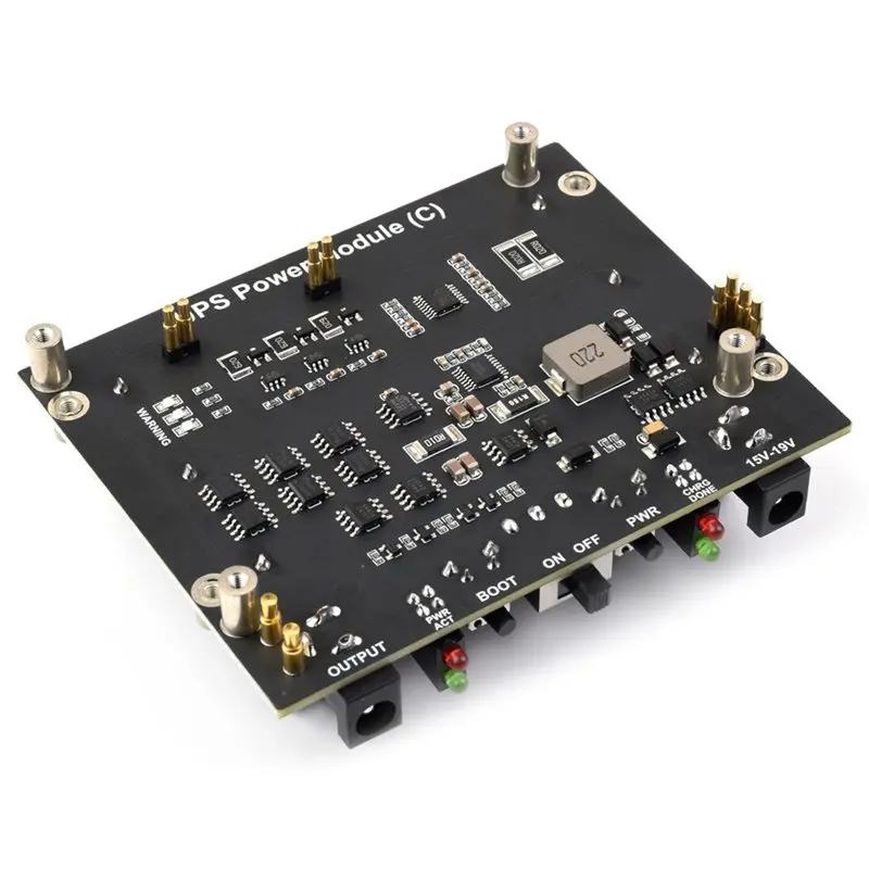 T23C UPS Module(C) For Jetson Orin Uninterruptible Power Supply Supports 21700 Battery Simultaneous Charging And Discharge