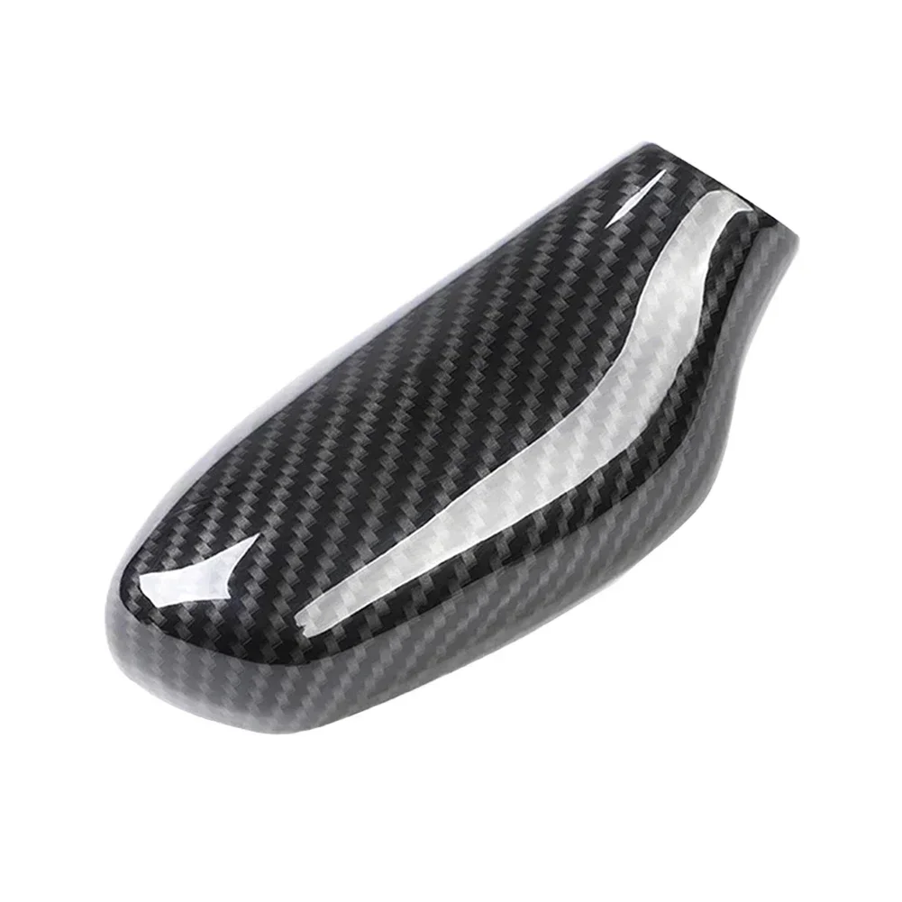 ABS Carbon Fiber Color Gear Shift Knob Cover Trim Carbon Fiber Gear Shift Knob Trim Cover For BMW 5 6 7 Series G30 G31G11 G12 LH