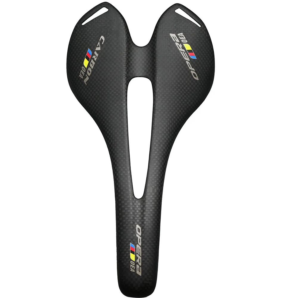 2023 3K Ultralight Carbon Saddle Bicycle vtt racing seat Wave Road Bike Saddle for men sans cycling Seat mat