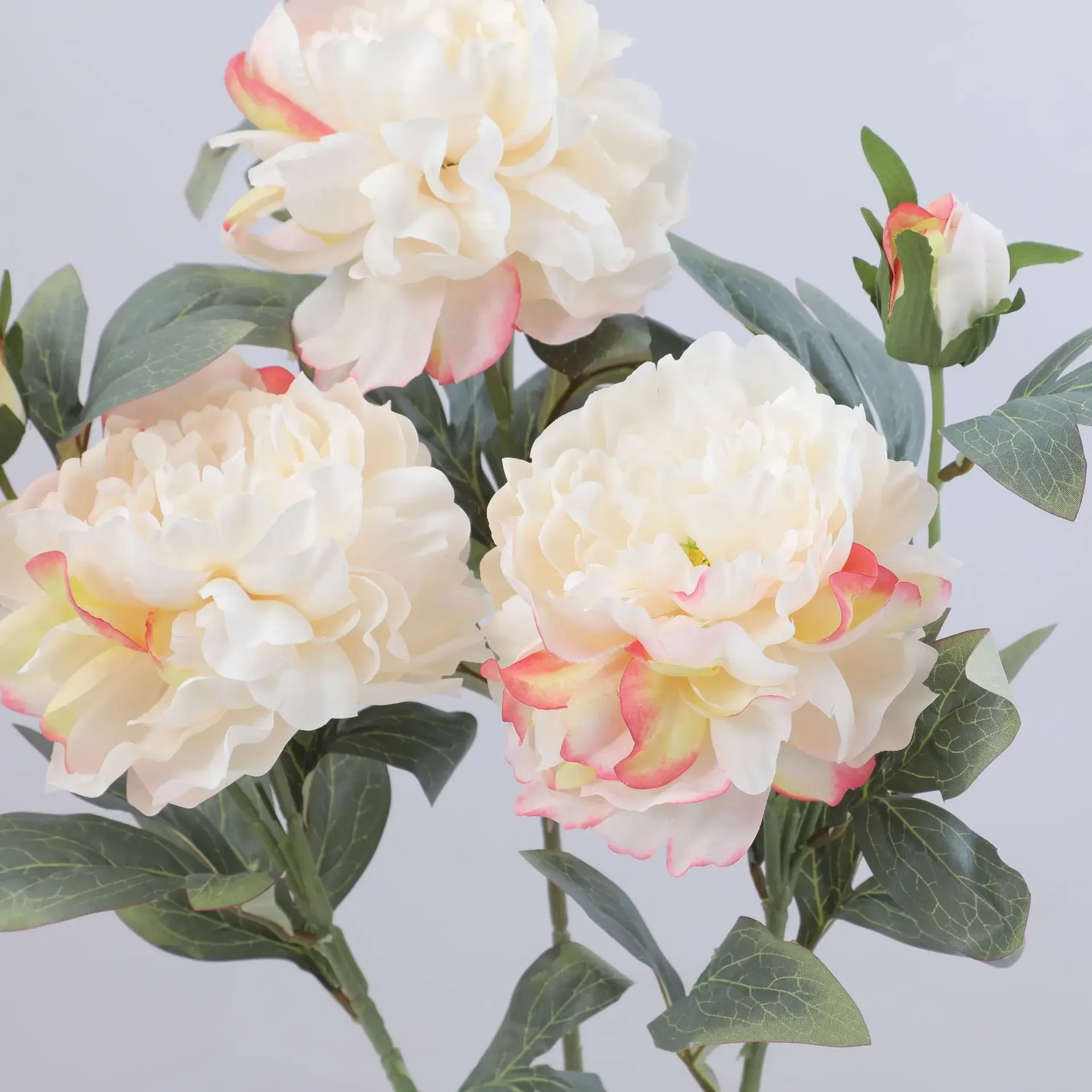 Artificial Peony Flower Single Big Flower Head Fake Flower Home Decoration Hotel Wedding Flowers Row Light Luxury Decoration view 6