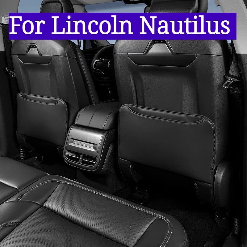 Rear Seat Back Anti-Kick Protector Pad for Lincoln Nautilus, Car Interior Modification & Decoration Accessories