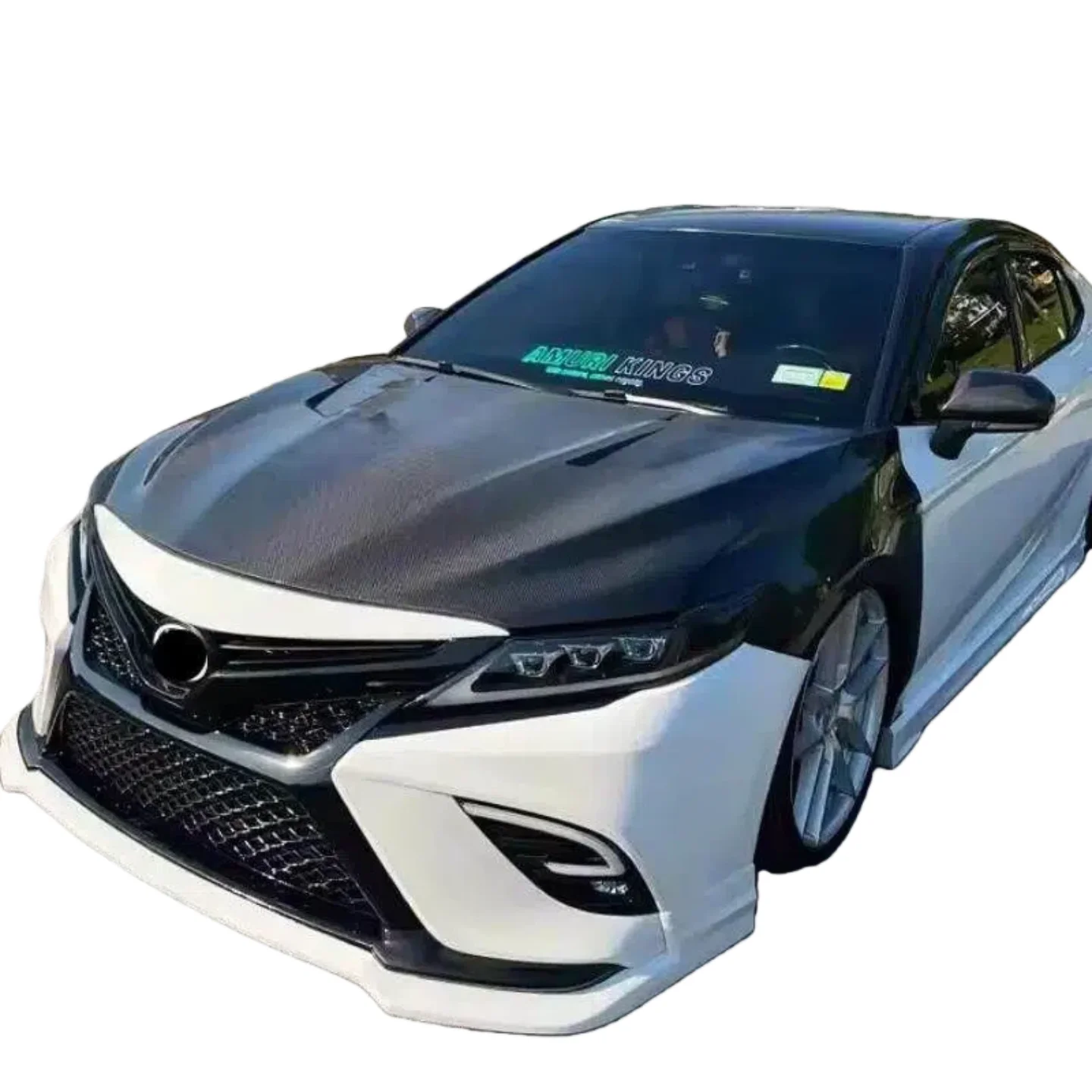 

Style Carbon Fiber Front Vented Clear Hood for 2017-2023 for Toyota for Camry XV70 Sedan Body Parts