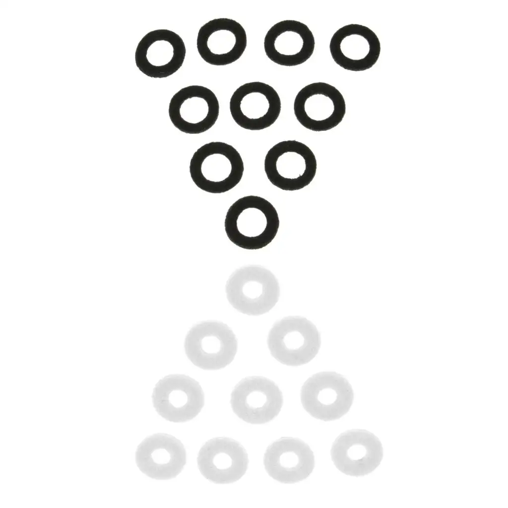 

Trumpet Felt Washers Durable Cushions for Brass Instruments Accessory Replacement Parts for Repairs