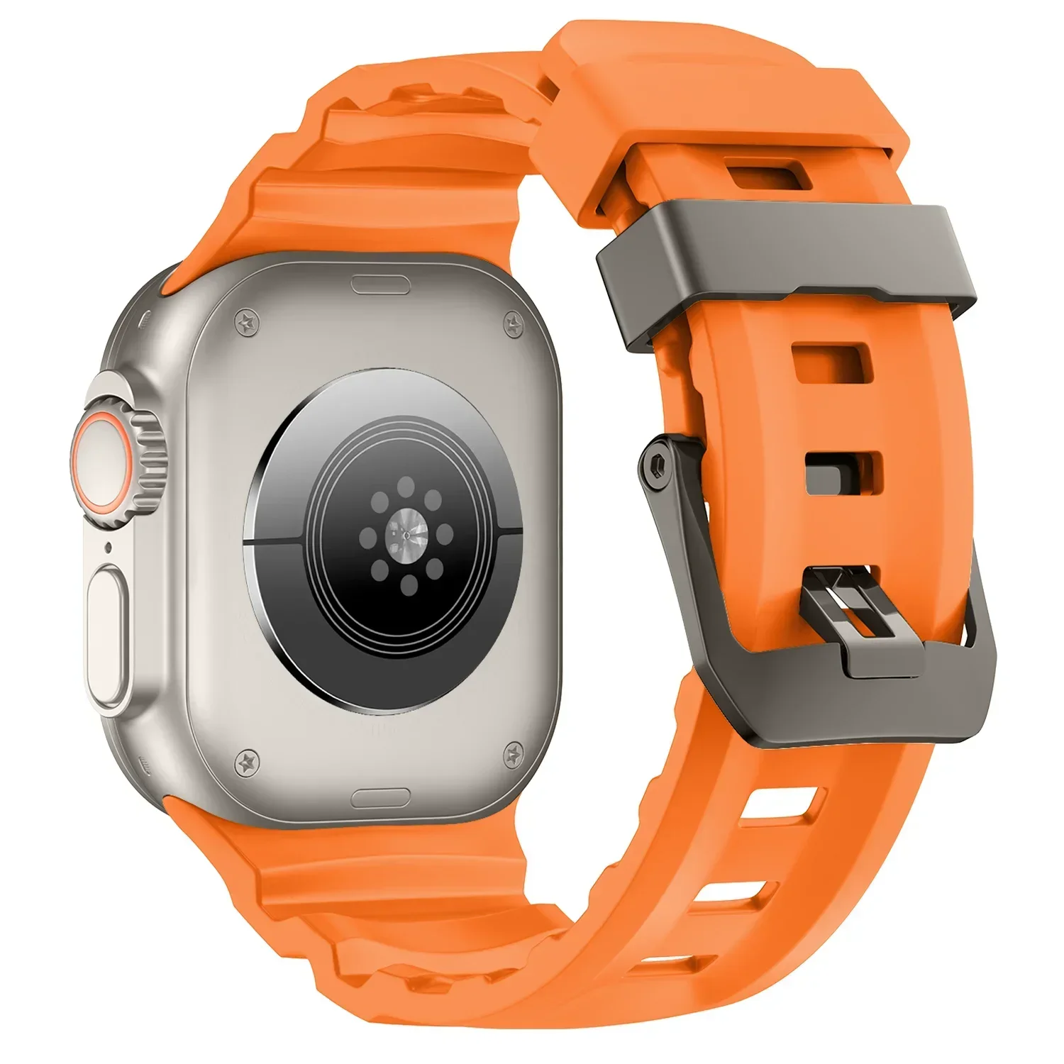 Trail Silicone Strap for Apple Watch Ultra 2 49mm Band Series 10 9 8 7 46mm 45mm Sport Breathable Bracelet iWatch 6 5 4 SE 44mm