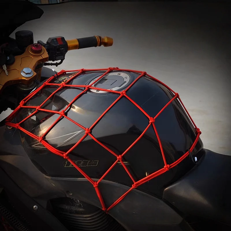 Cargo Net Cover, Elastic Tie‑Down Roof Luggage Net with Straps for Bicycle, Motorcycle & SUV Roof Rack view 5