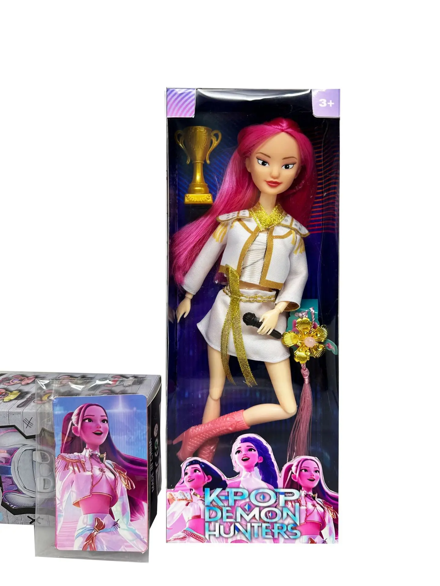 @_Vinyl Puppe Spielzeug Kpop Dämon Jäger Action Figur Spielzeug Rumi Mira Zoey Schöne Prinzessin Baby Mädchen Kunststoff DIY Spielzeug für Mädchen_$