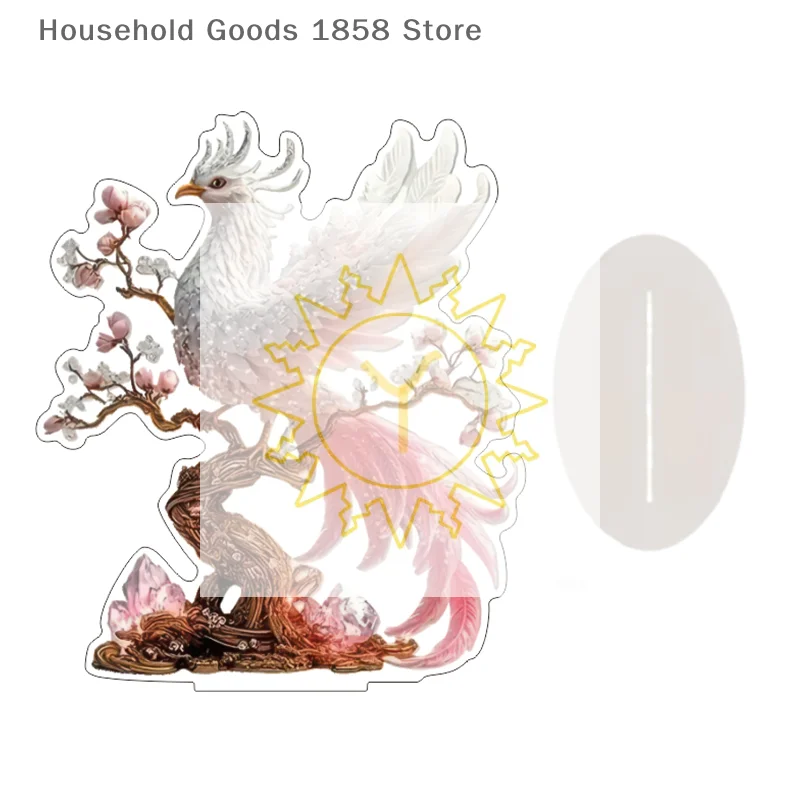 Decor Figure Dragon Decor For Office Housewarming Gift Desktop Decor Ornament 2D Acrylic Desktop Ornament