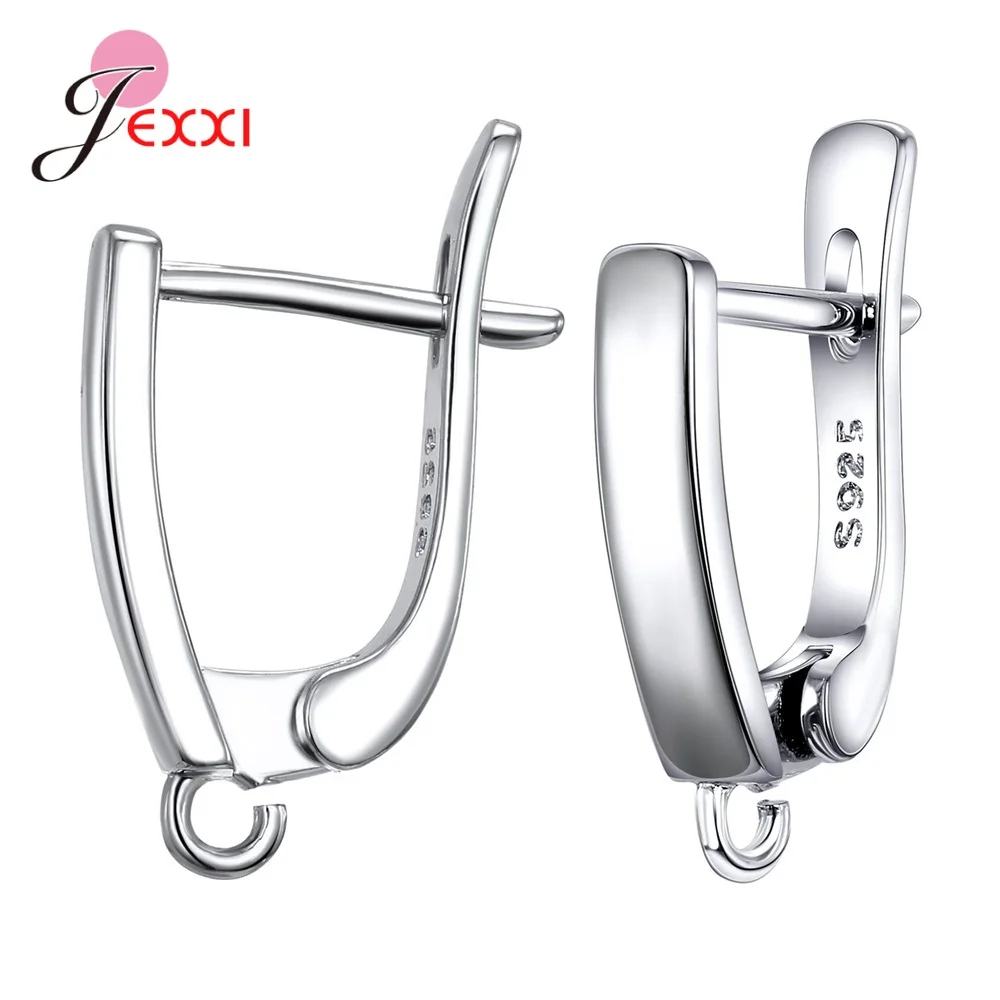 Multiple Choice Women Handmake Jewelry Accessories 925 Sterling Silver Earrings Huggies For Sale  Good Quality DIY Jewelry