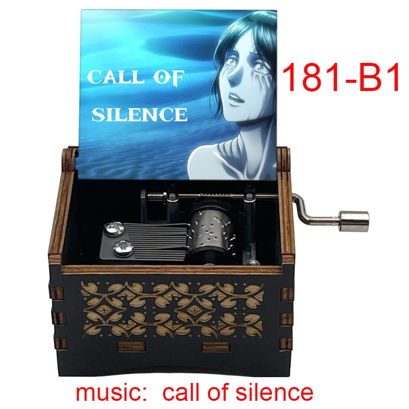 Anime Titan music call of silence Music Box Musical attack on Theme Fans Kids Festival New Year Gifts