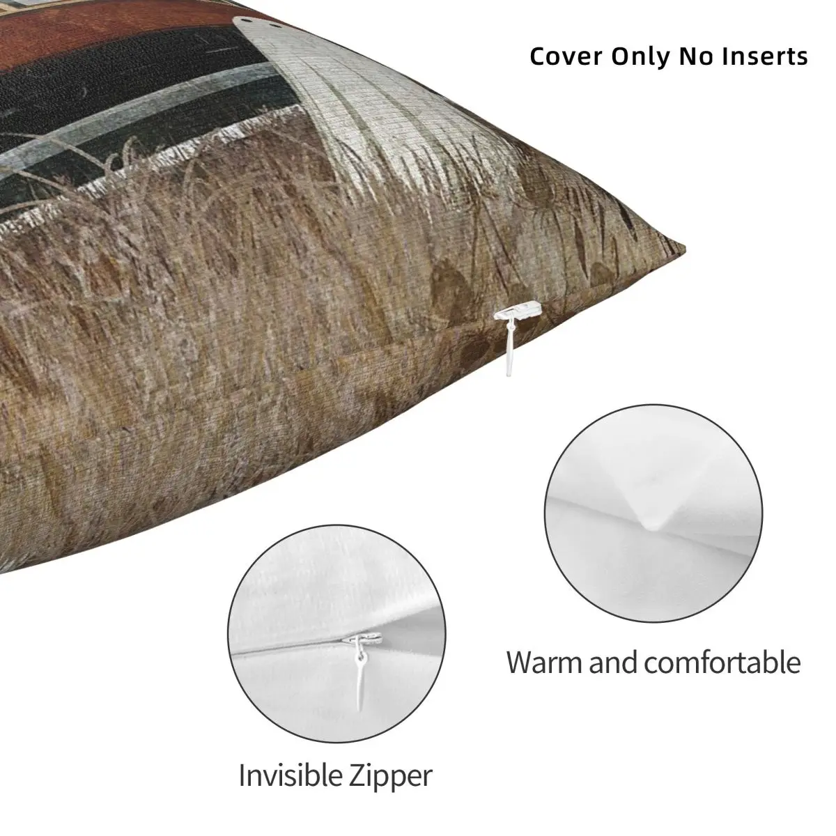 شبح الترام السفر ساحة المخدة البوليستر الكتان المخملية نمط البريدي ديكور وسادة السيارة القضية