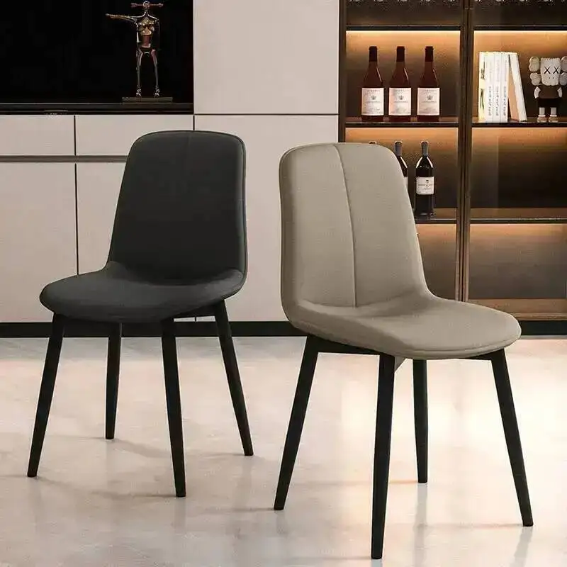 Sillas de Comedor Nórdicas Modernas para Espacios Relajantes, Diseño de Cocina, Ahorro de Espacio, Muebles Completos para Exteriores HY