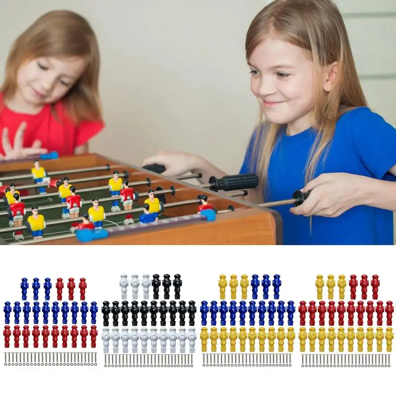 Foosball Men Rod Foosball Soccer Player 26x Small Doll Figure Foosball Components Game Figure For Football Machine Accessories