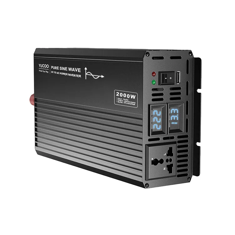 Low Price And Good Quality 12V 24Vdc To 220V 230Vac 2000 Watt Power Inverter