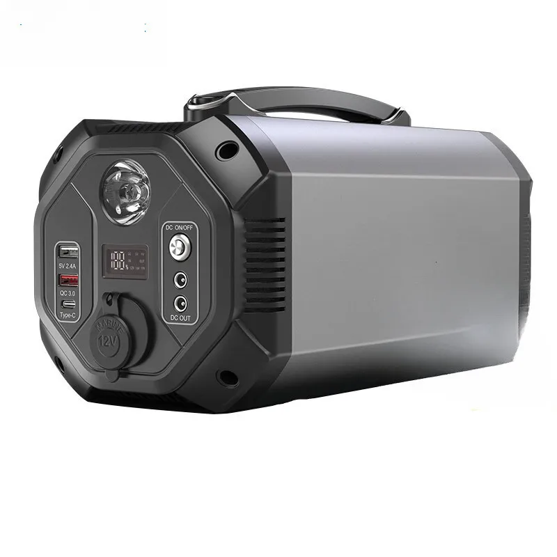 

500 watt lithium battery bank portable solar power station solar charger pure sine wave power station