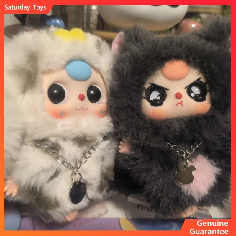 

Hot Baby Three Cat And Dog Series Plush Surprise Blind Box Girls Gifts Kawaii Fun Plush Doll Bag Decoration Pendant Collectible