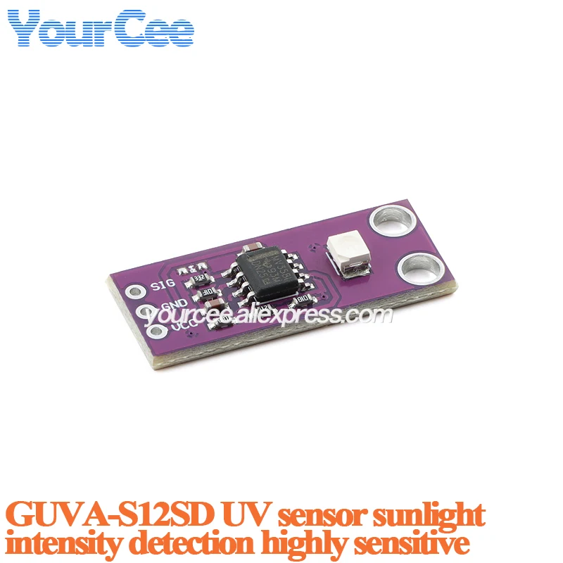 10pcs/1pc GUVA-S12SD UV Detection Sensor Module Ultraviolet Detection Ray For Arduino DC3.3-5V