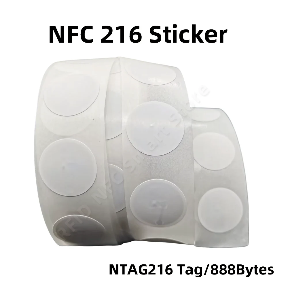 Imagem -04 - Etiqueta Adesiva Etiqueta Tag Nfc Rfid 13.56mhz Huawei Share Ios13 Atalhos de Automação Pessoal Ntg216 216 10 Pcs