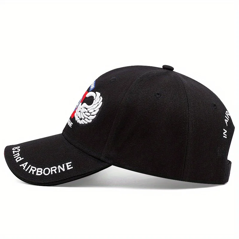 بسيطة القطن الرجال قبعة بيسبول النساء Snapback قبعة الجناح التطريز العظام قبعات Gorras عادية Casquette قبعات الصيد 82nd المحمولة جوا