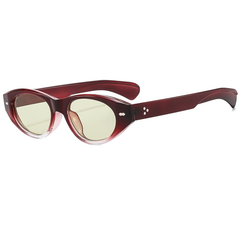 Fashionable Rice Nail Small Frame Sunglasses Sun Protection Sunglasses