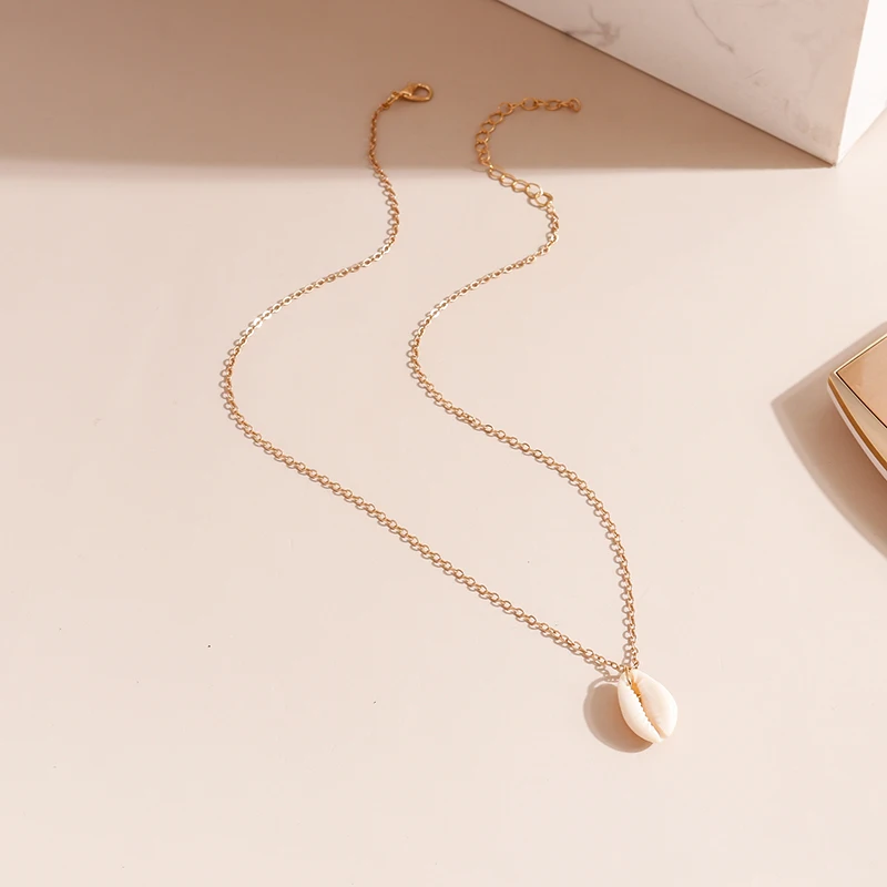 Aihua Mode Strand Muschel Halsketten Sommer Muschel Muschel Halskette für Frauen Mädchen Böhmen billige Schmuck Geschenke – Detail 4