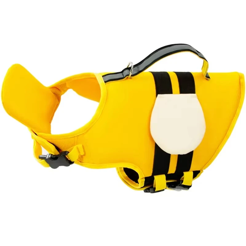 Buoyancy Dog Life Jacket Bee Design Swim Vest for Small Medium Dogs Adjustable Reflective Pet Safety Floatation Gear Summer view 6