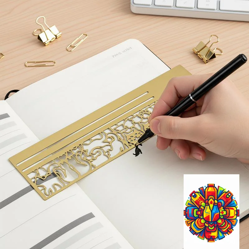Cute Cat Double Sided Ruler Bookmark Creative Measuring Marker For Diary Planner Notes Student Stationery Gift