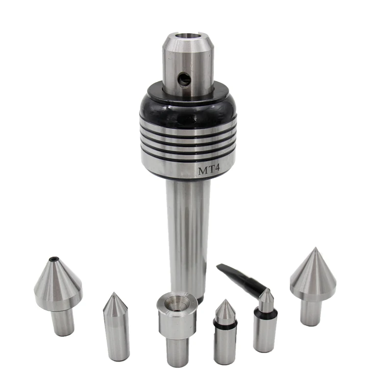 Mt4 Mt5 Mt2 Mt3 Morse 2 Handles With 6 Rotating Lathes Interchangeable Moveable Center Plug-In Multi-Purpose Precision