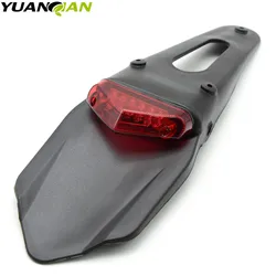 For CRF YZ CR EXC WRF 250 400 426 450 Motorcycle Light Enduro Trial Bike 12 LED Motorbike Brake Stop Rear rear fender Tail Ligh