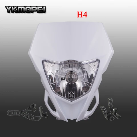 Универсальный обтекатель фар мотоцикла 35 Вт для Yamaha WR250F WR450F для Kawasaki KLX KX, головной светильник для мотокросса, фара для грязи, велосипеда
