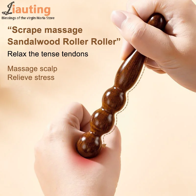 2026 Hot Sale Wooden Acupoint Stick Foot Head Body Massage Stick Meridian Massage Beauty Accessories Acupoint Massage Tool