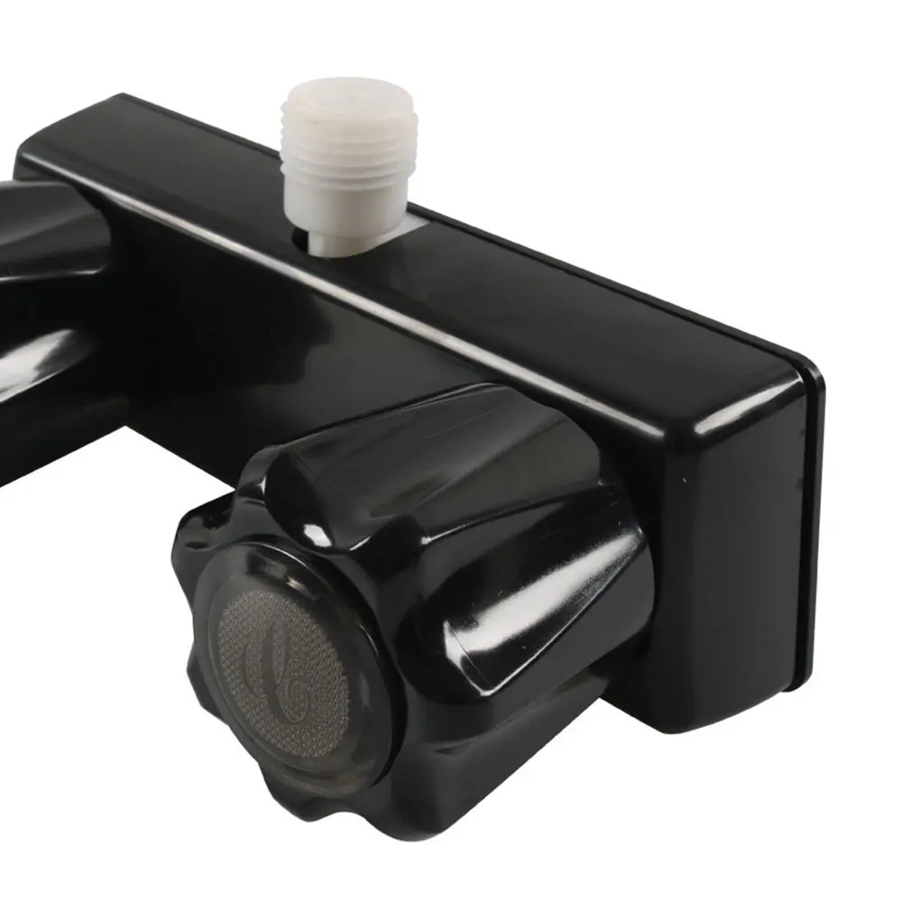Déviateur de robinet de douche RV, douche RV, déviateur de Valve de robinet de douche avec boutons noirs
