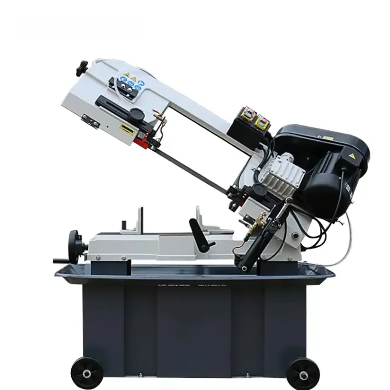 for BS-712 Small Mobile Horizontal Metal Band Saw with Mechanical Tensioning Device and 1.5kW Motor for 0-45 Degree Angle