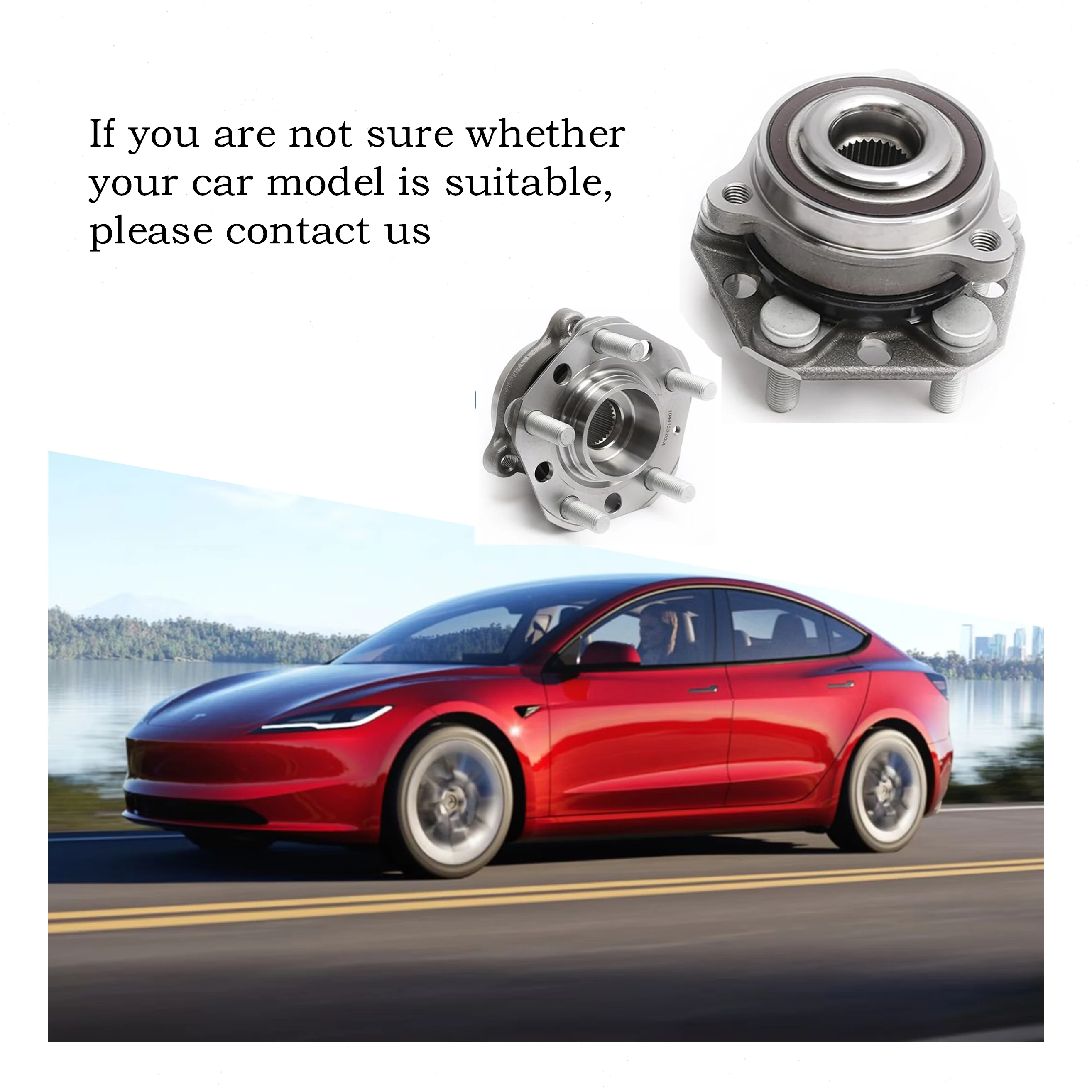 

104412300B URW Auto Parts 1pcs Rear Wheel Bearing For Large For MODEL 3 EV MODEL Y AWD