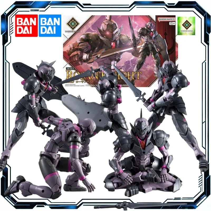 Bandai Original 30 Minutes Fantasy 30MF Rosan Knight 1/144 Maßstab Plastikmodellbausatz Actionfigur Spielzeug für Jungen Mädchen Kinder Geschenk